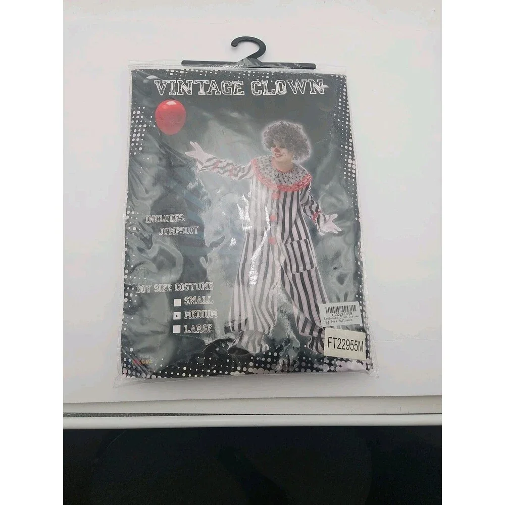 child's Vintage clown costume New Medium Jumpsuit